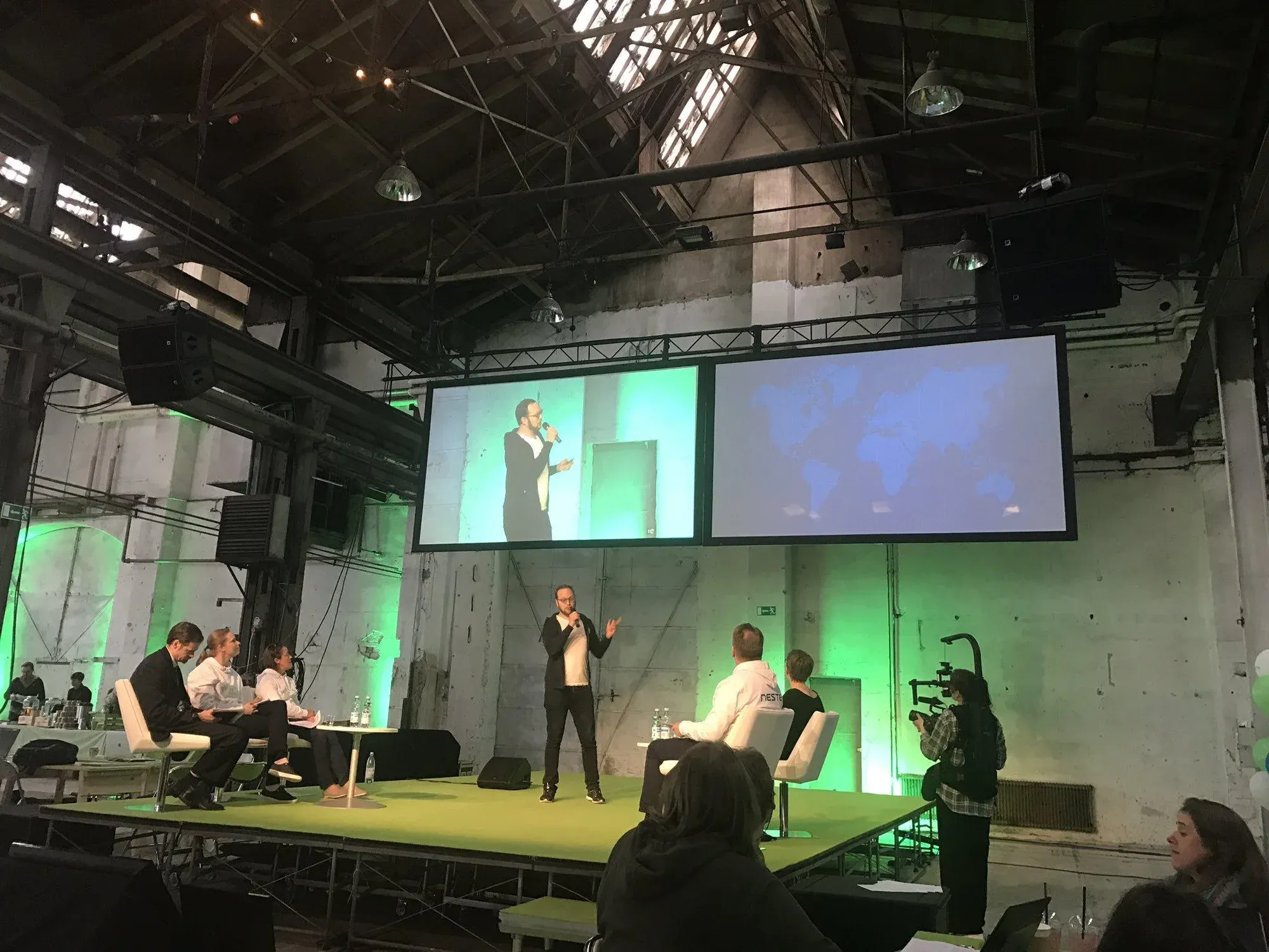 I had three minutes to present our concept to the judges.