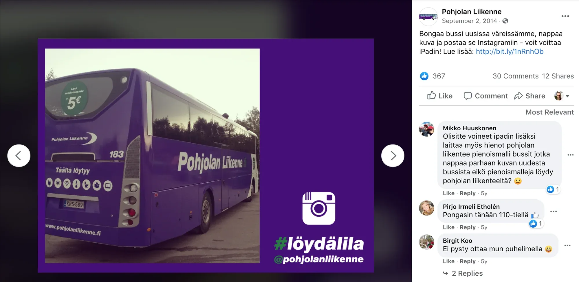 ’#findthepurple
@pohjolanliikenne